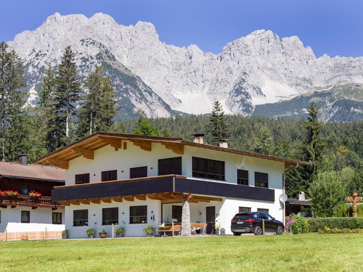 Otto Steiner Appartements Pension Ellmau & Wilder Kaiser Bagian luar foto