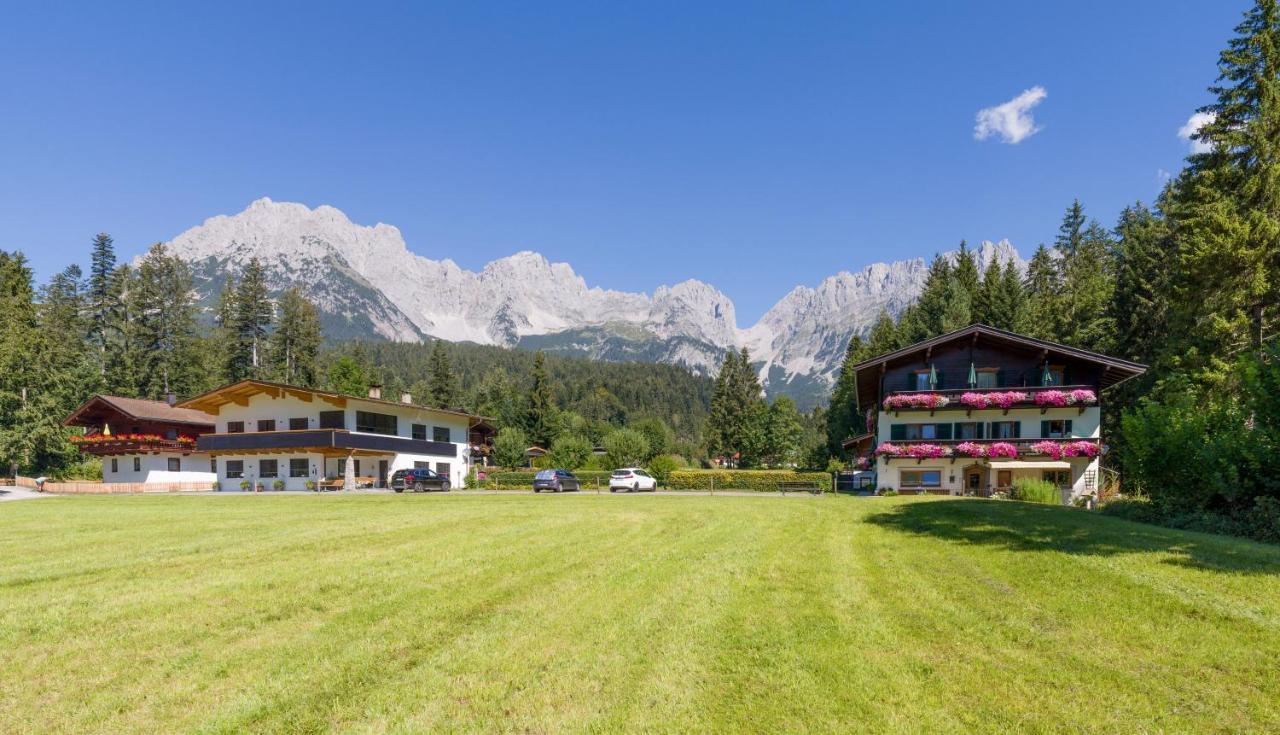 Otto Steiner Appartements Pension Ellmau & Wilder Kaiser Bagian luar foto