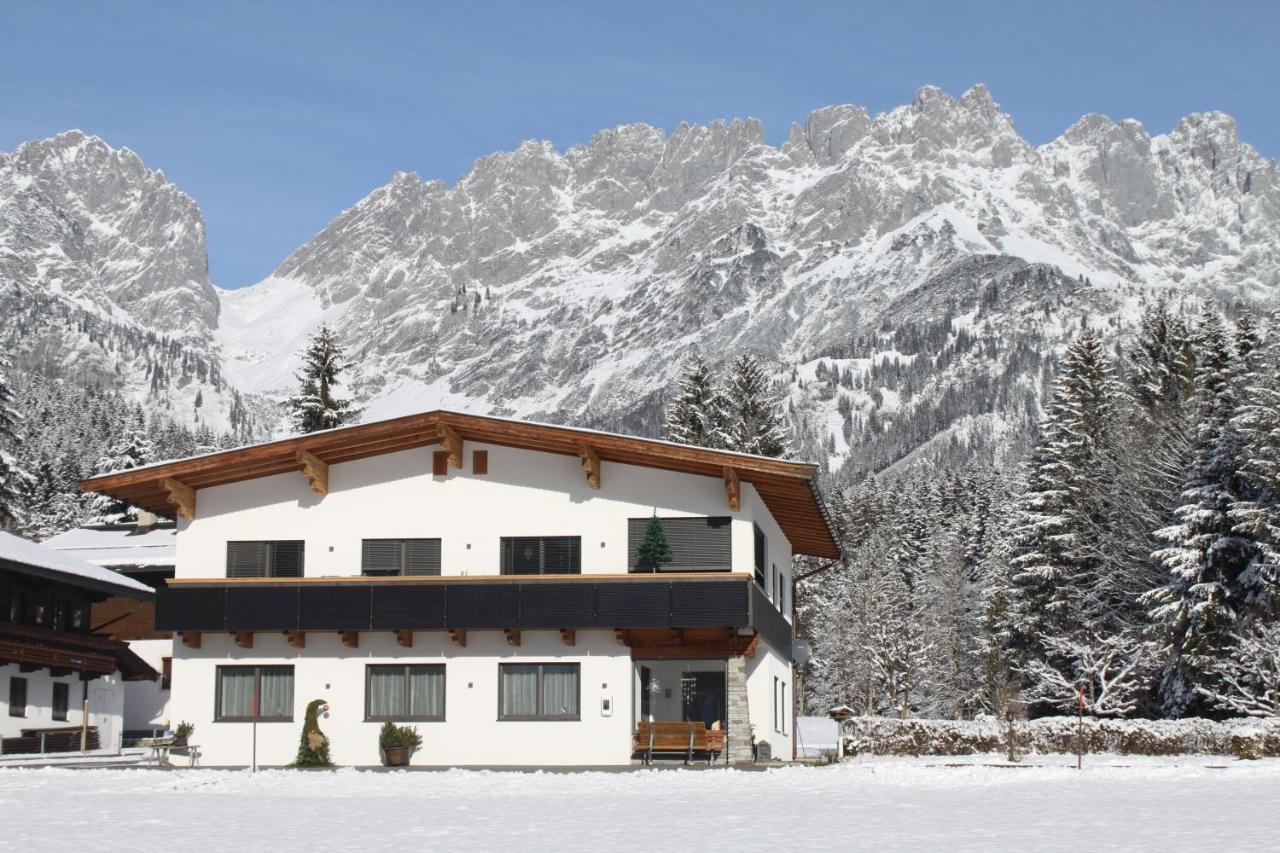 Otto Steiner Appartements Pension Ellmau & Wilder Kaiser Bagian luar foto
